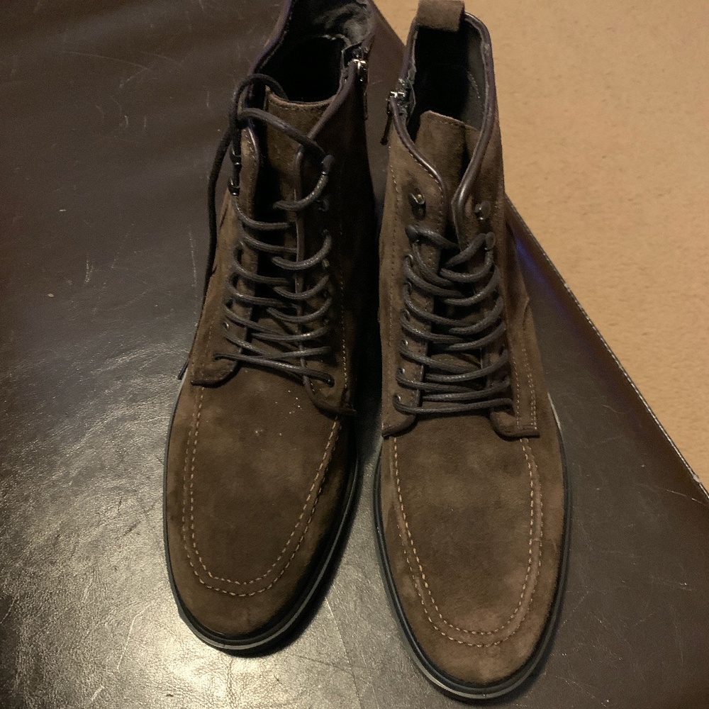Nordstrom Mens Waterproof Suede Lace Up Boots